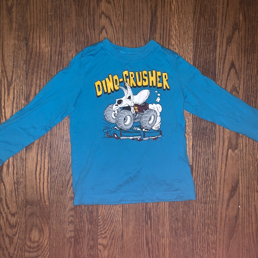 Dinosaur long sleeve toddler shirt